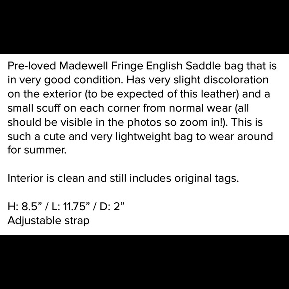 Madewell Fringe Crossbody - Picture 6 of 10